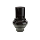 Vase Glas black