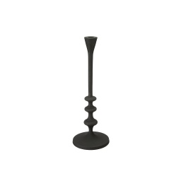 [2100000021307] Kerzenständer schwarz 43 cm hoch Metall