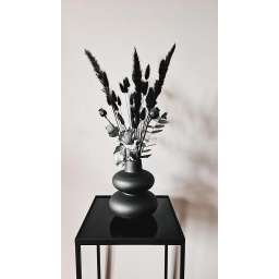 [2100000002047] Vase black small von Present time