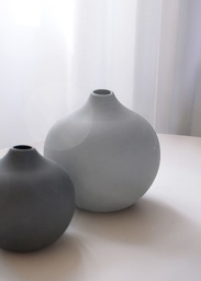 [2100000001279] Vase Fröbacken medium light grey von Storefactory